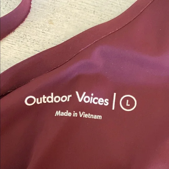 Outdoor Voices Burgundy Athletic Dress - Picture 2 of 9